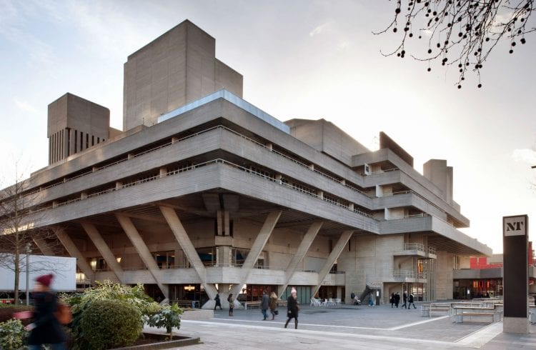 Photo of the National Theatre exterior from the north east