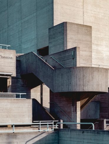 National Theatre exterior west staircase from north west