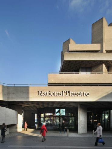 National Theatre exterior entrance from west