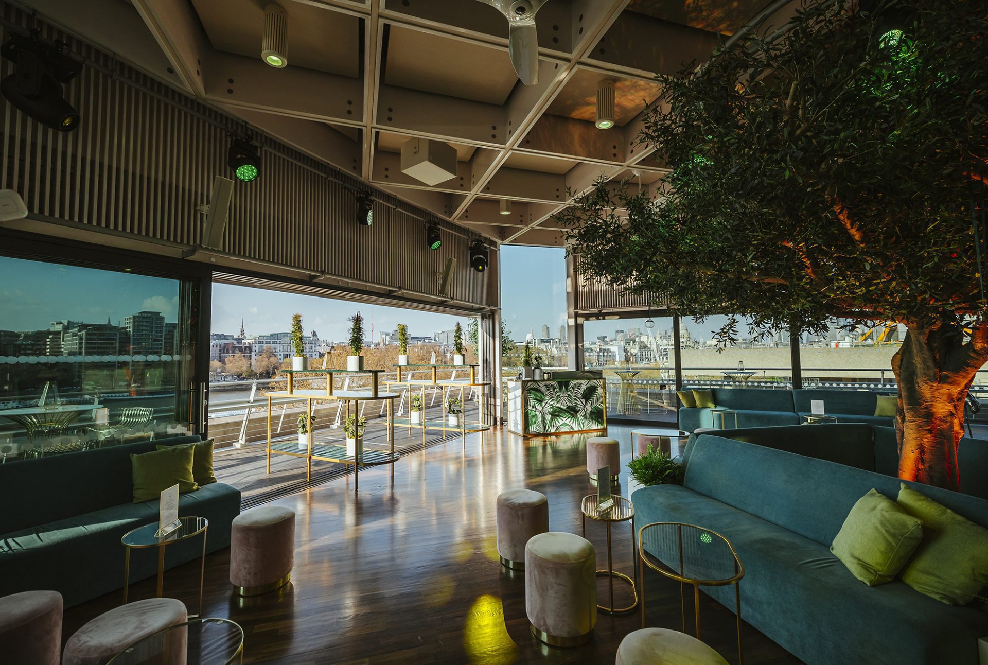 An event set up in the Buffini Chao Deck