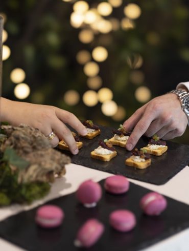 Christmas canapes