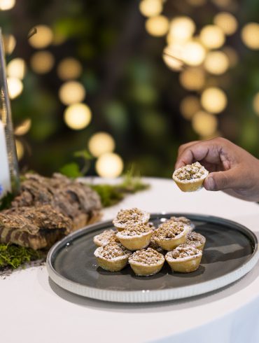 Mince pies, Christmas at Buffini Chao Deck at National Theatre
