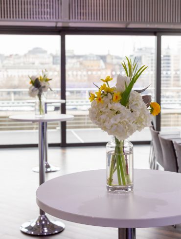 Conference set up at Buffini Chao at National Theatre